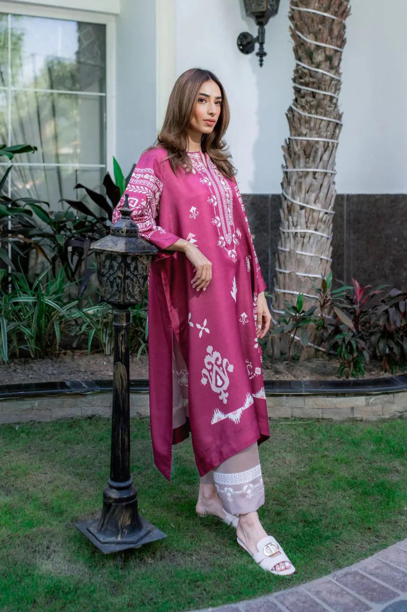 Royal Blue Printed Kurti – Grace in Every Thread