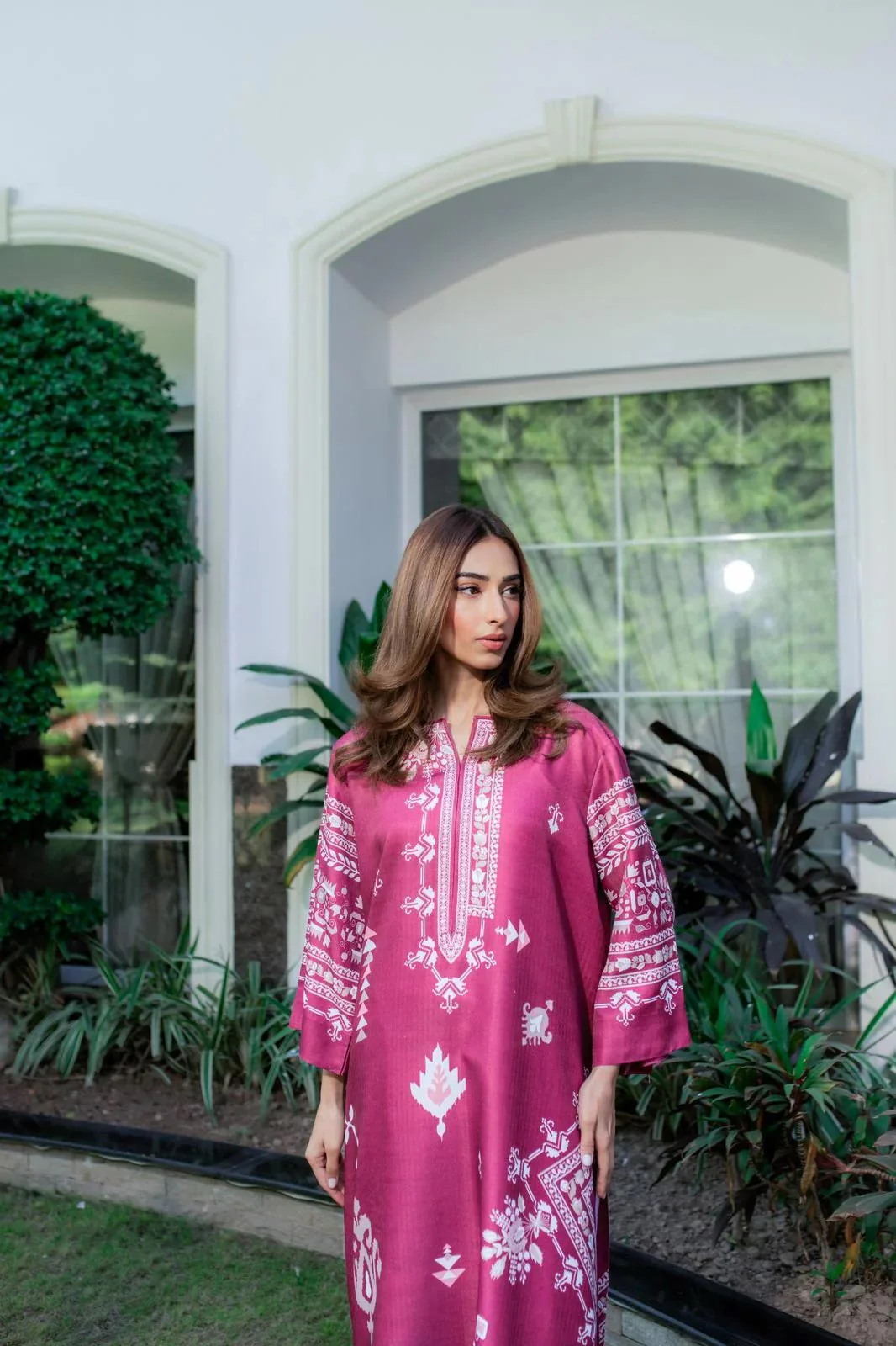 Royal Blue Printed Kurti – Grace in Every Thread