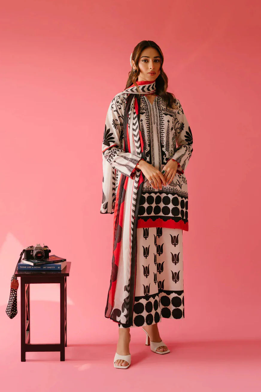 Luxe Printed 3-Piece Co-ord Set
