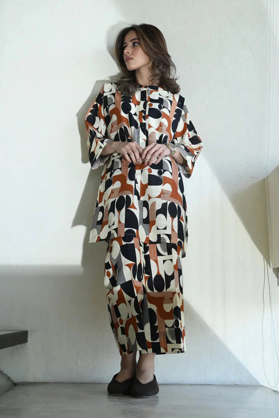 Geometric Print Co-Ord Set