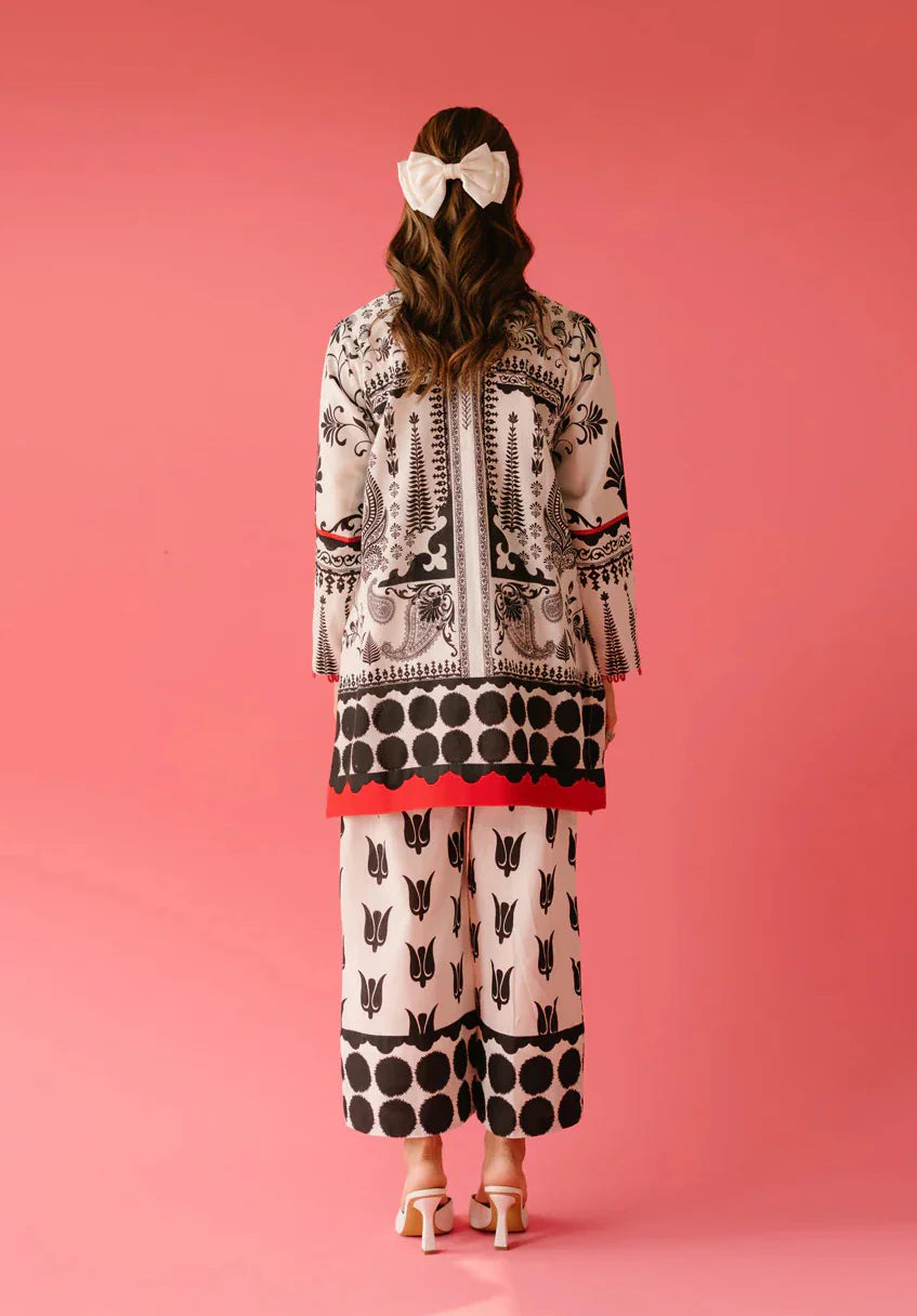 Luxe Printed 3-Piece Co-ord Set
