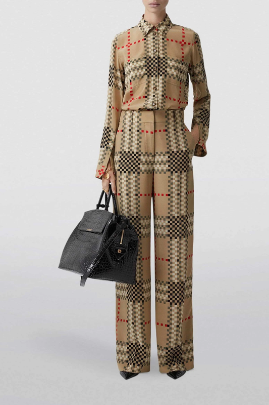Checkered Luxe Co-ord Set – Power Meets Pattern