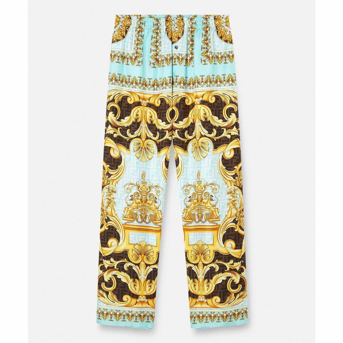 Baroque Luxe Satin Silk Co-ord Set || Nora Fatehi