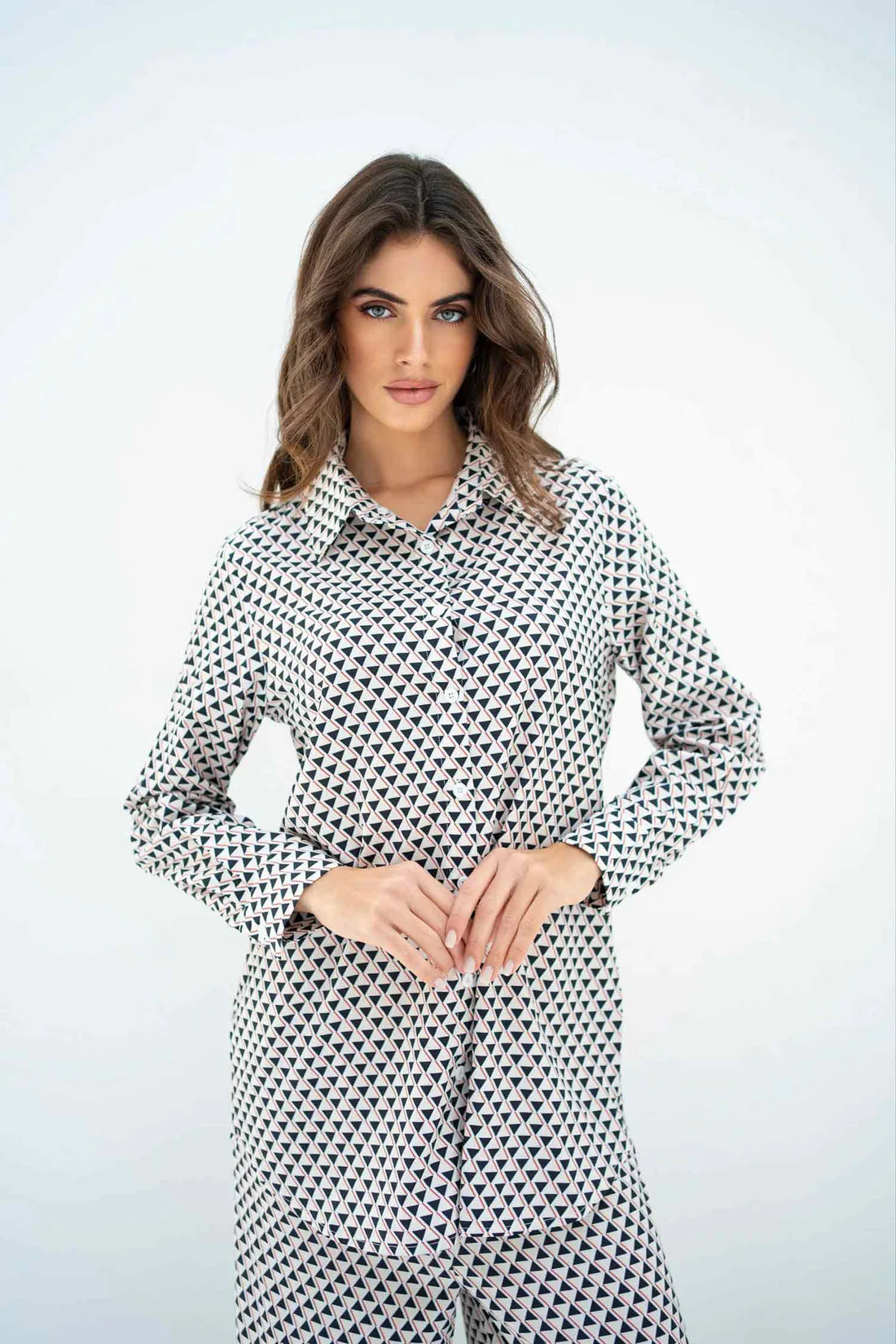 Elegant Black & White Co-ord with Pocket Detailing