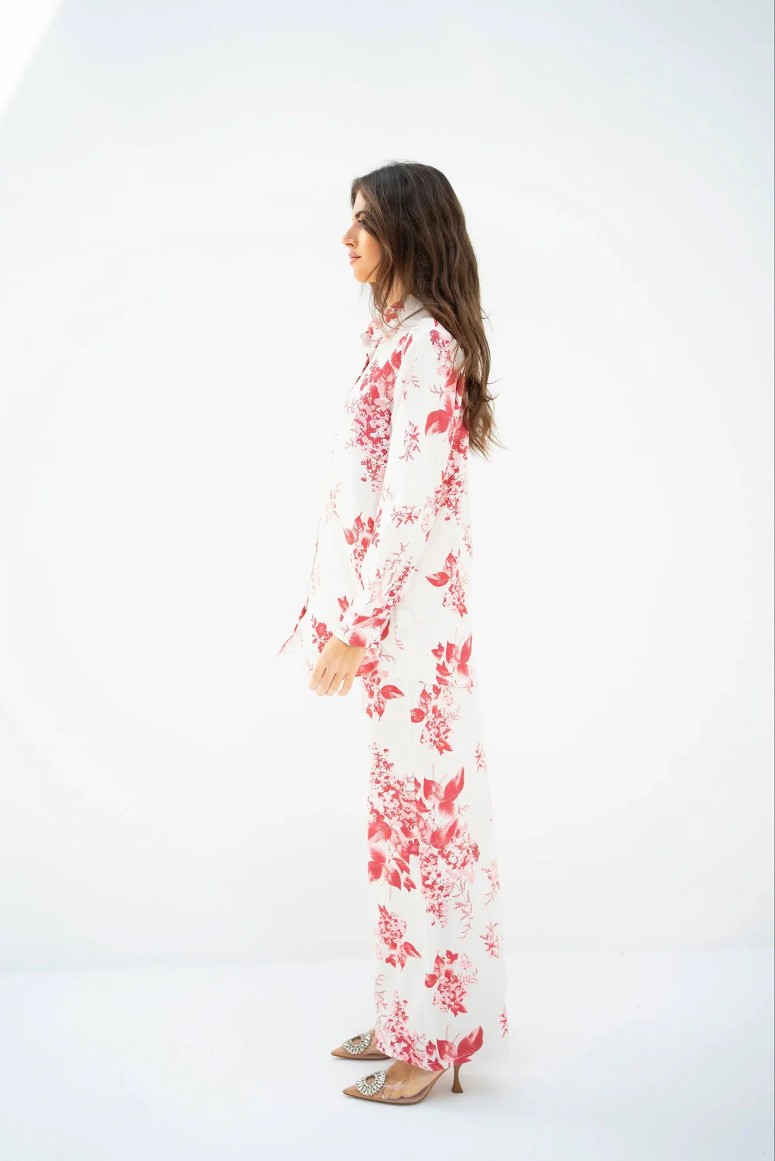 PinkBlossom | Korean BSY Co-ord SET in Floral Elegance