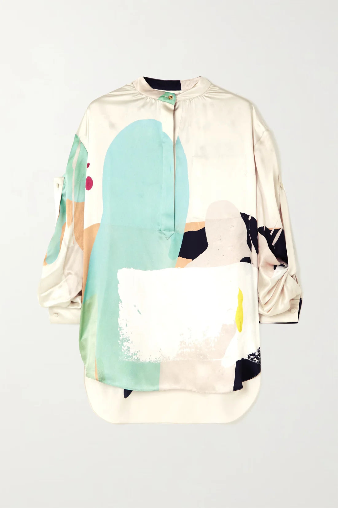 Abstract Print Persian Silk Co-ord Set