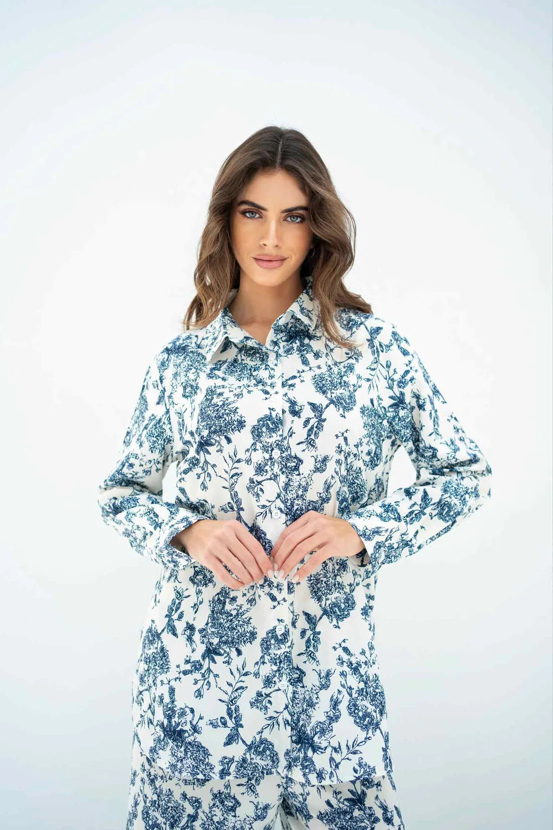 Korean Floral Co-ord Set