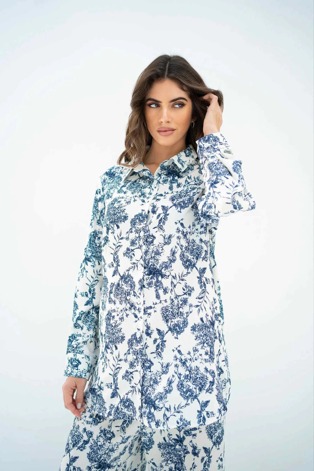 Korean Floral Co-ord Set