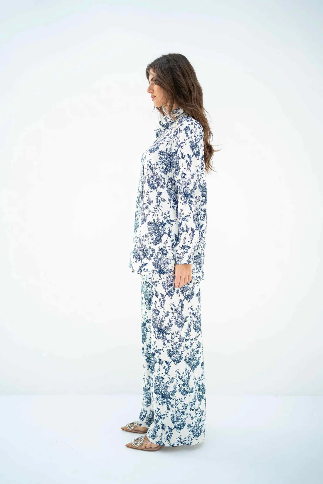 Korean Floral Co-ord Set
