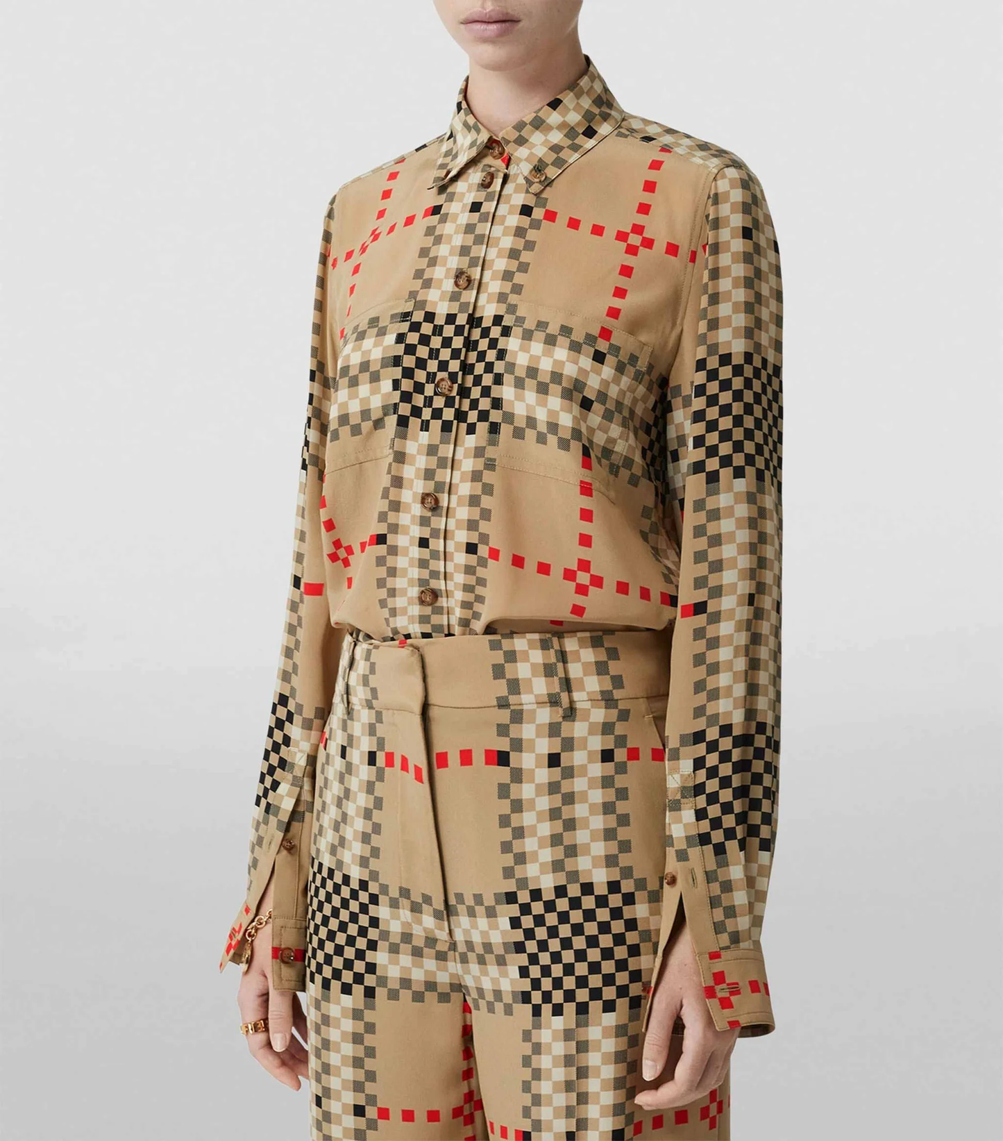 Checkered Luxe Co-ord Set – Power Meets Pattern